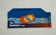 Sunkist Orange Vending Machine Flavor Strip 12oz For Vendo, Dixie Narco