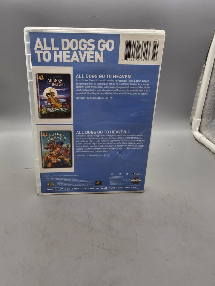 All Dogs Go to Heaven All Dogs Go to Heaven 2 (DVD) - Image 2 of 3