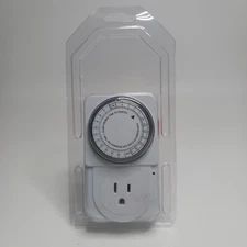 Mechanical Programmable Timer TG-16 24 Hour For Power Outlet 125v 1800w