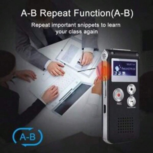 Lecture Digital Voice Recorder Dictaphone Audio MP3 Sound Mini Spy Recorder Mic - Picture 10 of 17