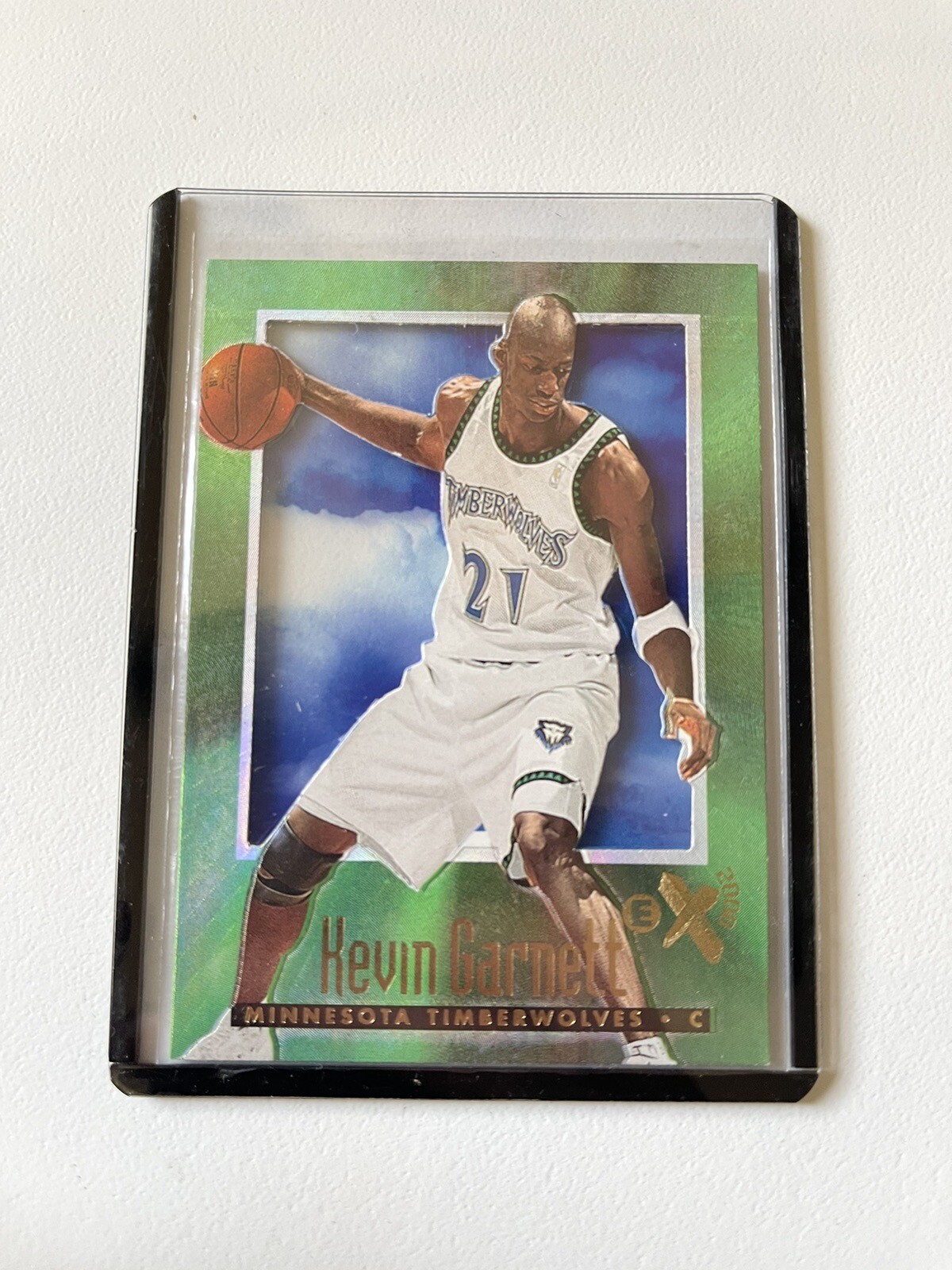 Kevin Garnett 1996-97 Skybox EX 2000 Card #40 Minnesota Timberwolves HOF