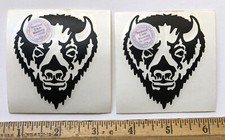 Lot Of 2 Buffalo Bison Head Window Decal Sticker 3” Animal Colorado University