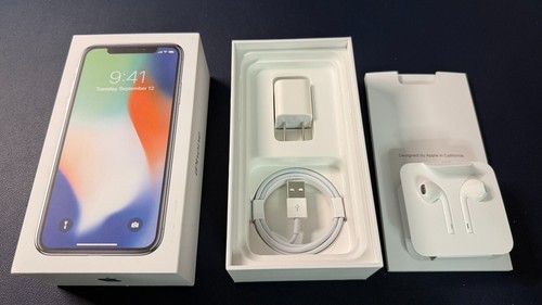 Apple iPhone X Retail Original Box With All OEM Accessories - 第 1/2 張圖片
