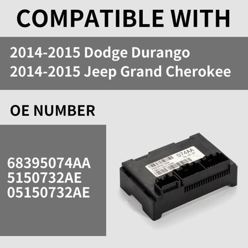 Transfer Case Module for Jeep Grand Cherokee Dodge Durango 2014-2015 68395074AA - Picture 12 of 19
