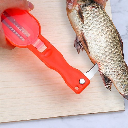 Plastic Fish Scale Remover & Peeler – Kitchen Scraper for Fruits and Vegetables. - Picture 22 of 27