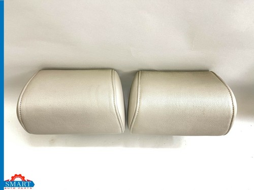 2007 Mazda CX-7 Headrest Head Rest Leather Gray 2nd Row Set Rear Left + Right - Picture 2 of 6