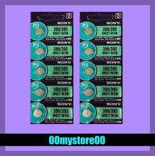  Exp 10/2030 10 pc SONY 399/395 SR927W SR927SW Watch Battery Ships From CA