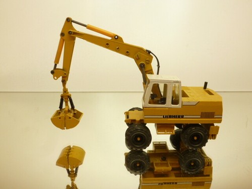 CONRAD 2822 LIEBHERR 912 BAGGER EXCAVATOR - YELLOW 1:50 - GOOD CONDITION - Imagen 2 de 10
