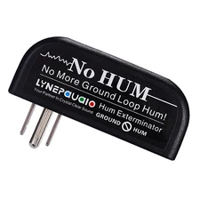 LINEPAUDIO Buzz Eliminator AC Ground Loop Noise Eliminator Plug-In AC Buzz U0U7