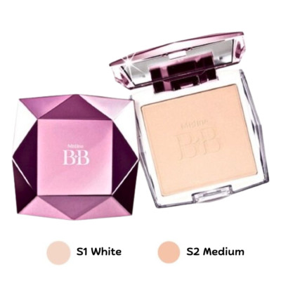 Mistine Super Powder Pressed Foundation BB Diamond SPF25 PA++ Face Skin 10g