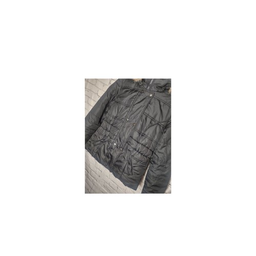 KRUSH FAUX FUR HOODED JACKET girls large BLACK - Picture 8 of 8