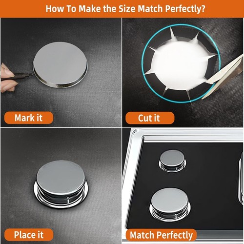 Durable Fiberglass Stove Protector Set - Non-Stick & Easy Clean for LG Ranges - Picture 9 of 9