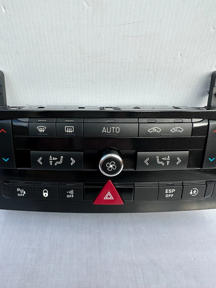 PEUGEOT 407 Calefacción Control Aire AC Daul Climatizador Piano Negro 96844741XN Foto 3 de 4