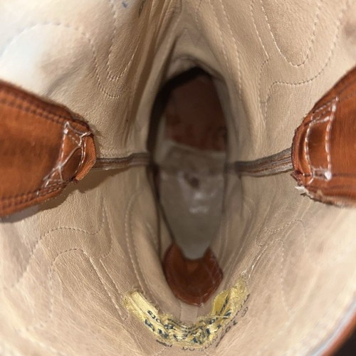 Rare Vintage 1977 Stewart Fine Hand Made Leather Cowboy Boots. Men Size 8.5 D. - Picture 8 of 11
