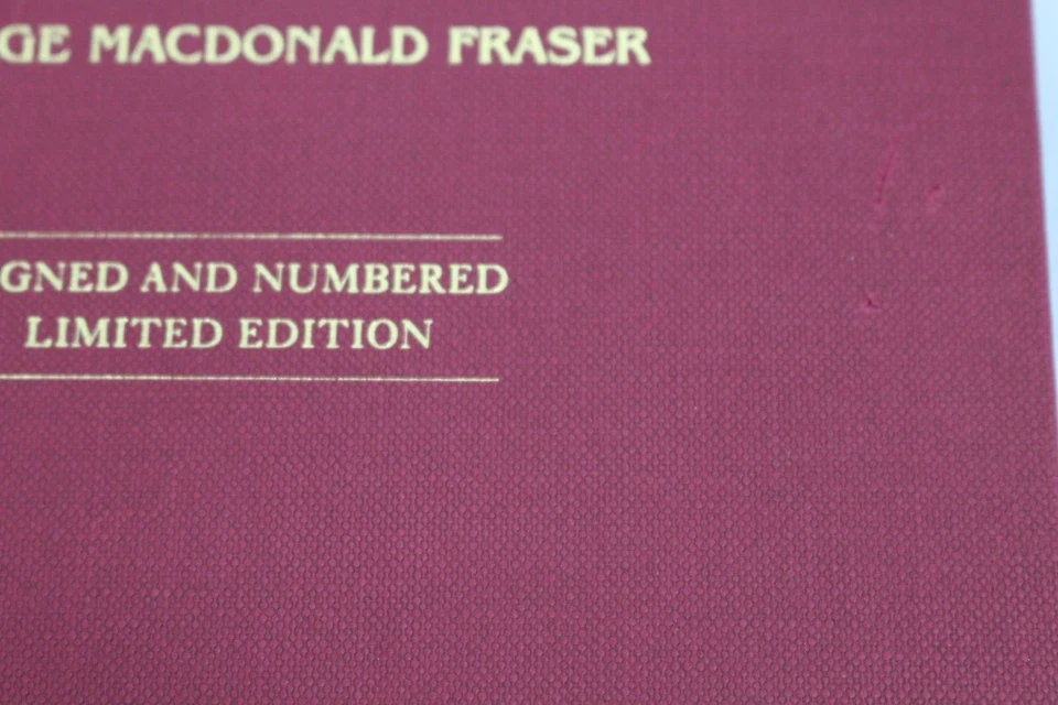 Flashman On The March By George MacDonald Fraser Hardcover 2005 Signed Numbered Foto 2 de 4