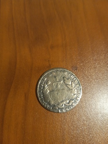 1860 Mexico🇲🇽 Coin from San Luis Potosi 1/4 Real RARE YEAR Please See Photo - Picture 7 of 12