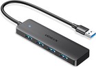 UGREEN USB Hub 3.0, USB Splitter 4 Port Ultra Slim with 5Gbps Data Transfer, USB
