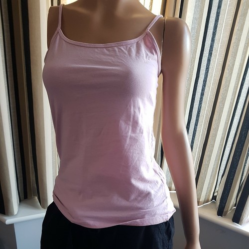 (LL) 8 Items Of Camisoles, Vest And T shirt Size 12/M One New, Others Used - Picture 7 of 9