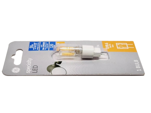 GE LED Light Bulb 4 Watt T4 GY8.6 Flat Pin Base Replaces 50 W, 93129029 (5 PACK) - Picture 5 of 5