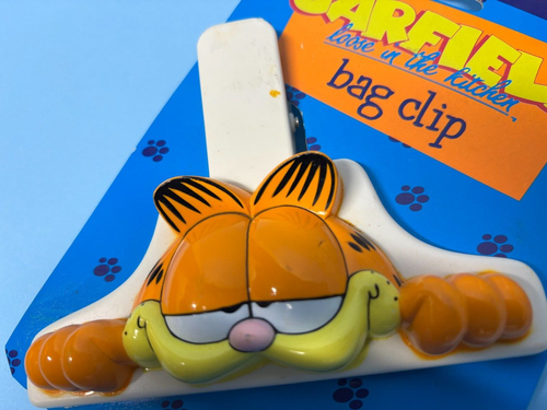 Clip per borsa GARFIELD vintage 1978 x 2 - Foto 2 di 5