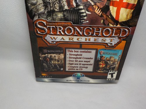 STRONGHOLD WARCHEST  PC CD-ROM 2002 SEALED BOX WAR GAME - Picture 3 of 10