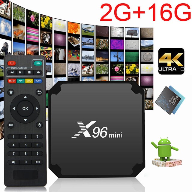 X96 2G+16G Mini Smart TV Box Android 7.1.2 Quad Core WiFi HD 4K Media Player X96 2G+16G Mini Smart TV Box Android 7.1.2 Quad Core WiFi HD 4K Media Player