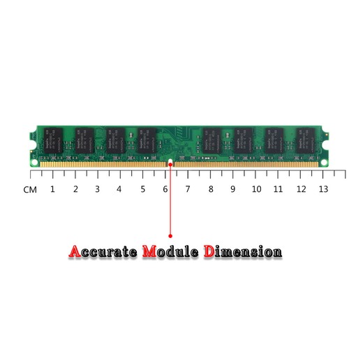 DDR2 4 GB RAM 2X 2GB 533MHz PC2-4200U 240PIN DIMM Desktop Memory For Intel CPU - Picture 5 of 10