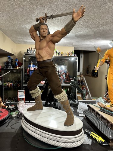 Conan The Barbarian Statue 1:3 Scale Statue By PCS Artist Proof With Base Signed - Picture 2 of 19