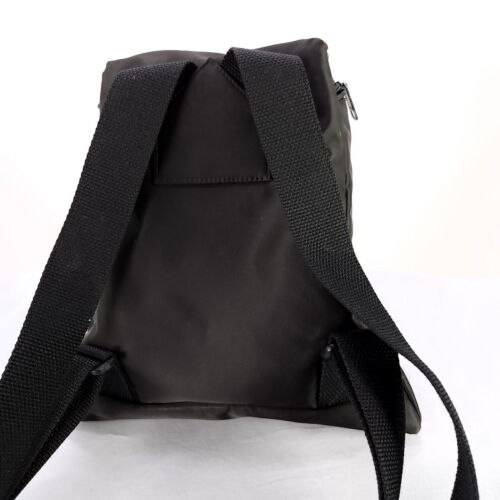Kate Spade New York Pequeña Mochila Bolso Cartera Negro Nylon Cremalleras Ajustables 12x5 - Imagen 3 de 13