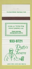 Matchbook Cover - Duffy's Tavern West Haven CT 30 Strike