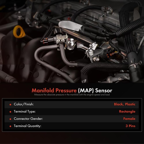 MAP Manifold Air Pressure Sensor for Mitsubishi Mirage 1.5L 1998-2002 MD343375 - Bild 2 von 9