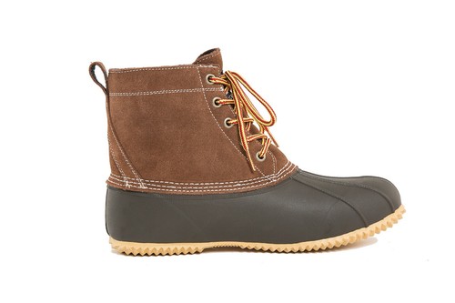 Men's winter snow leather duck boots - Picture 12 of 15