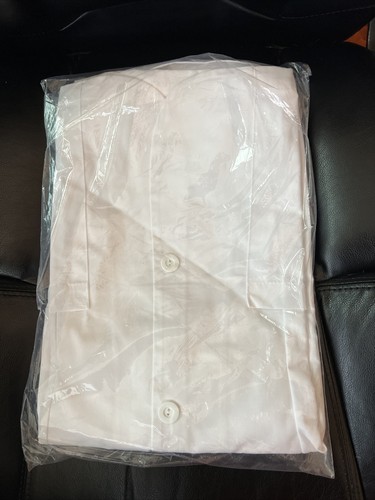Women's Lab Coat White Sz 16 by Meta 28 inch New Style 738-011-16 NWT $45 - Picture 4 of 4