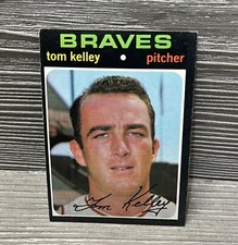 1971 Topps Baseball Tom Kelley #463 Atlanta Braves Vintage MLB Card