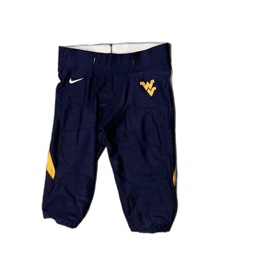 Nike Neu ohne Etikett West Virginia Mountaineers Fußballhose marineblau Größe Large