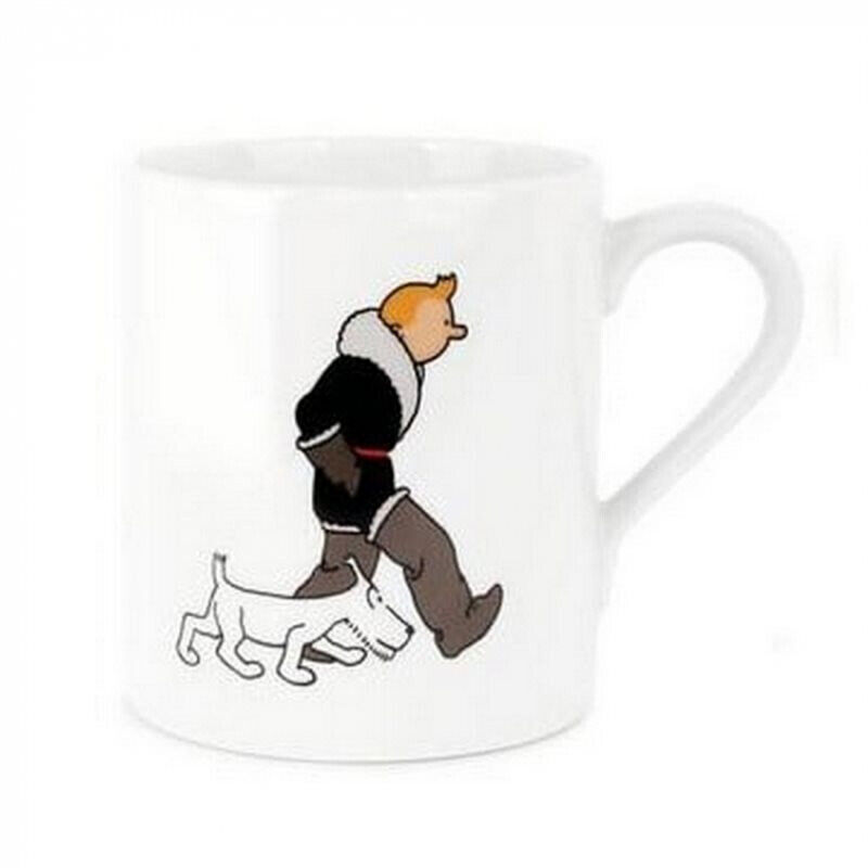 Tintin Tim Struppi Set 4x Tasse Soviet Congo Amerika Zigarren bw color