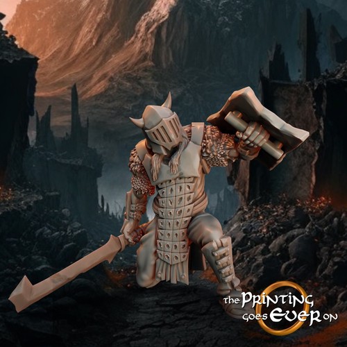 Angriffstrupp Orcs - 28mm Tabletop Chiffres - Tpgeo Minis LSDA D&d Pathfinder - Bild 10 von 17