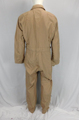 USAF Coveralls Flyers Men Desert Tan CWU-27/P Aramid Sz 44 Long - Picture 7 of 14