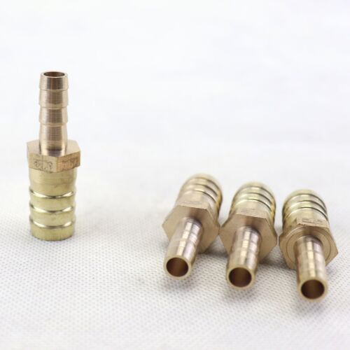 4 STCK. 5/16"" bis 9/16"" Union Schlauch Widerhaken Messing Armatur Luft Gas Kraftstoff Boot Reduzierstück - Bild 3 von 5