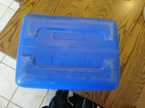 Coleman Cooler Blue Excursion Portable 9 Quart 9 5/8 x 7 3/8 x 9 in Holds 9 Cans - Bild 4 von 5