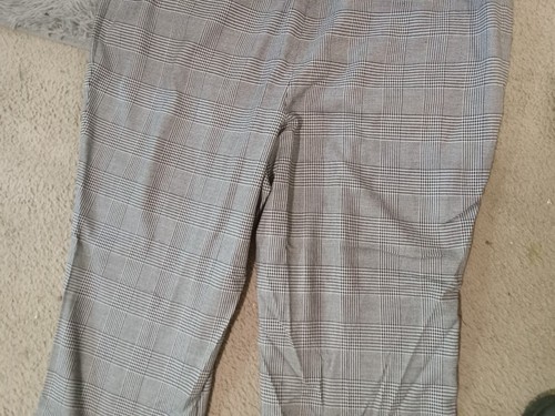 Lane Bryant Pants Plus Size 28 Pants Women's Grey Black Plaid - Picture 7 of 10