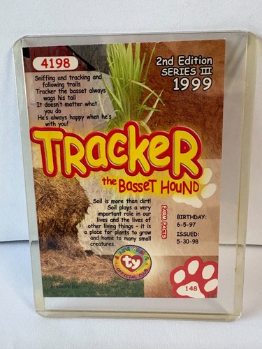 Ty Beanie Babies BBOC TRACKER Classic Commons S3 Series 3 Card - Picture 2 of 2