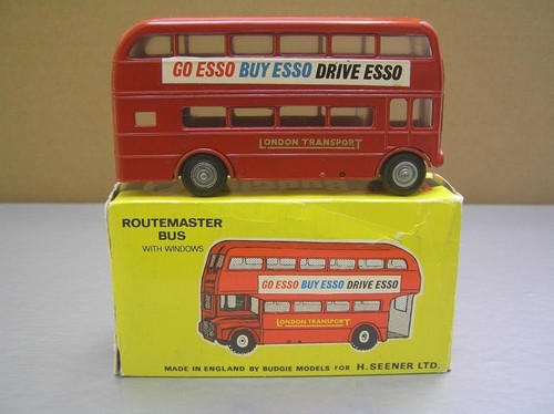Budgie Toys 236 AEC Routemaster Double Decker bus 'GO ESSO BUY ESSO' MIB - Picture 3 of 10