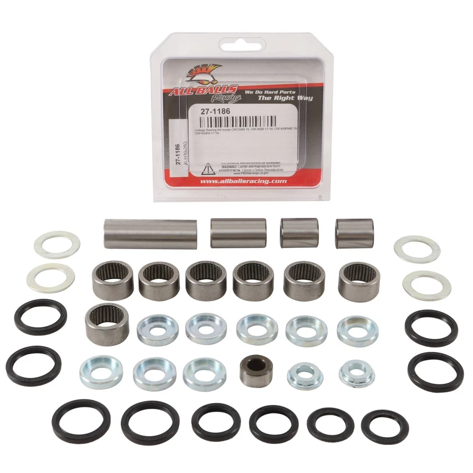 Nuevo kit de sellado de cojinete de acoplamiento de todas las bolas 27-1186 para Honda CRF 450 R 17 Foto 3 de 4