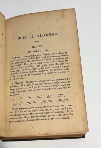 Vintage Book Lot (2)  School Algebra by Wentworth 1892 & 1952 2nd Algebra  BS1S2 - Picture 15 of 23