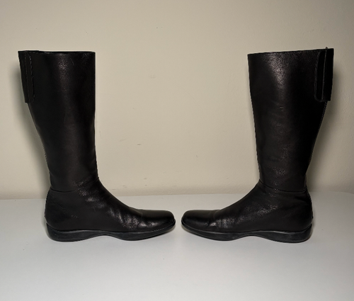 Botas de montar PRADA para mujer Calzature Donna de cuero negro | Talla 9 (40) - Imagen 9 de 12