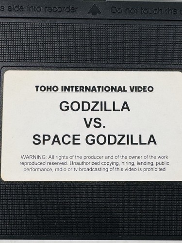 Godzilla Vs Space Godzilla - Nasce la creatura da combattimento definitiva...VHS ..VG - Foto 8 di 10