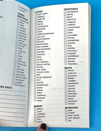 Vintage Betsey Clark Style Good Friends Shopping List Book Pad Checklist 70's - Picture 7 of 9