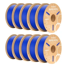 10KG ELEGOO Rapid PETG Filament 1.75mm High Speed for FDM 3D Printer