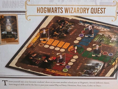Harry Potter Hogwarts Wizardry Quest Board Game Ages 8+ Rare, Hard To Find - Picture 5 of 6